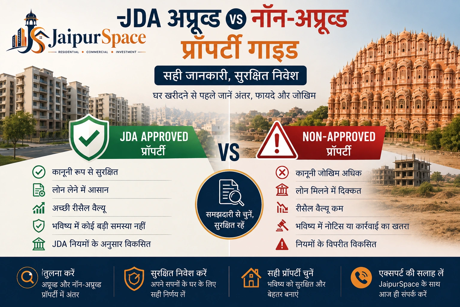 JDA approved vs non-approved property comparison guide