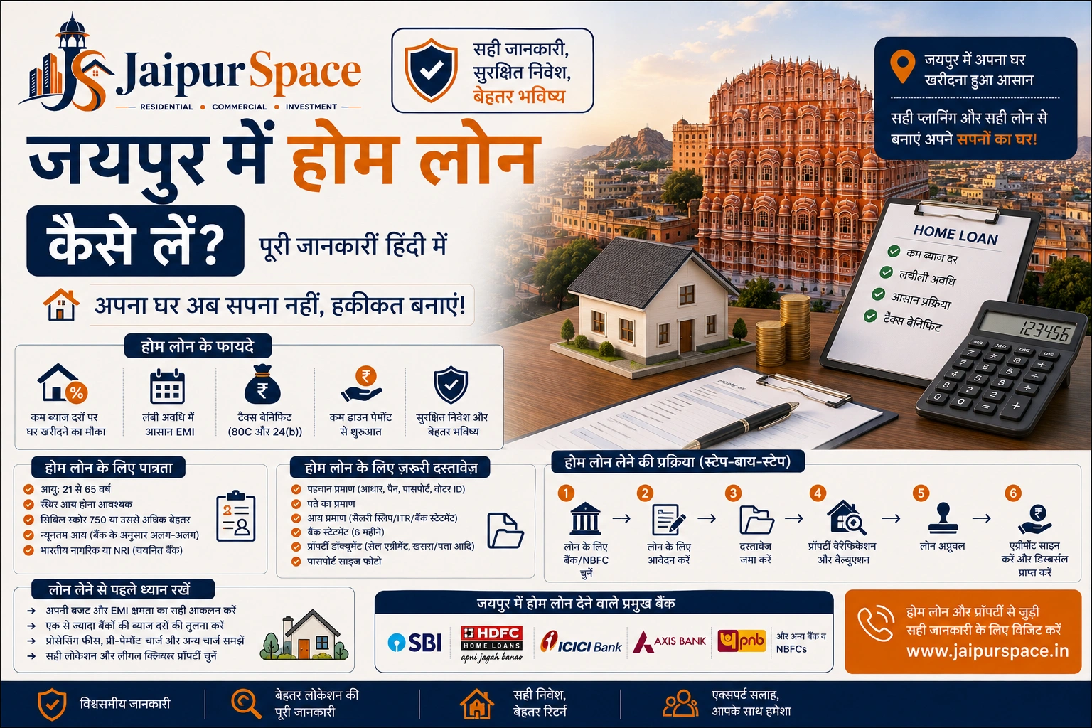 जयपुर में होम लोन कैसे लें गाइड हिंदी में