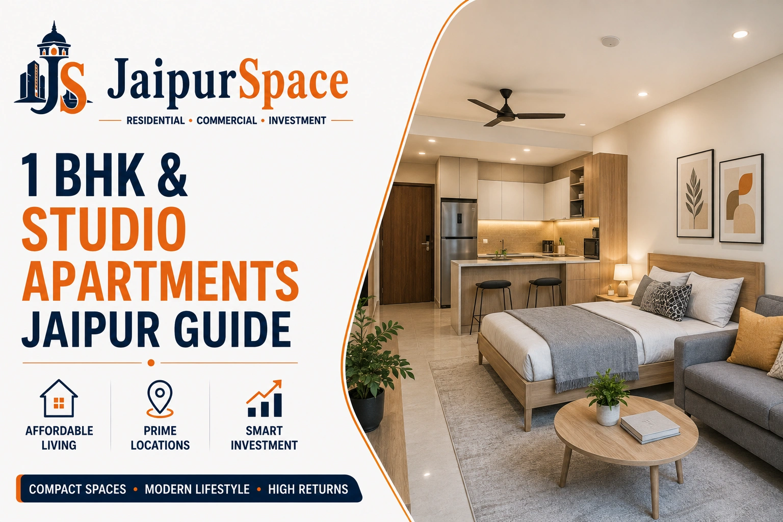 1BHK and studio apartments in Jaipur buying and renting guide